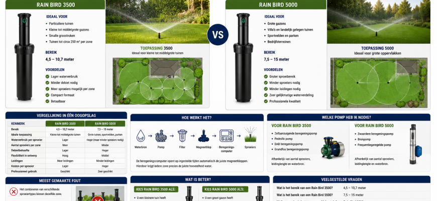 rainbird sproeier 3500 5000