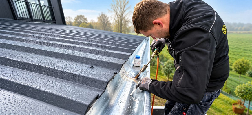 zinken dakgoot solderen