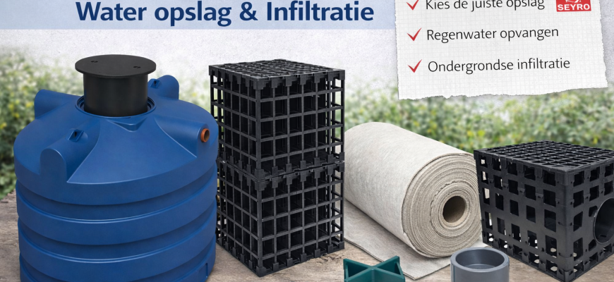 tips en adviezen water opslag infiltratie